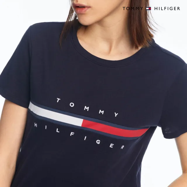 【TOMMY HILFIGER】官方旗艦館 W TINA MADISON TEE_藍色