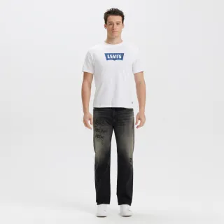 【LEVIS】555™ 男款中腰舒適直筒 牛仔褲 刷破牛仔褲 熱賣單品 000LO-0041
