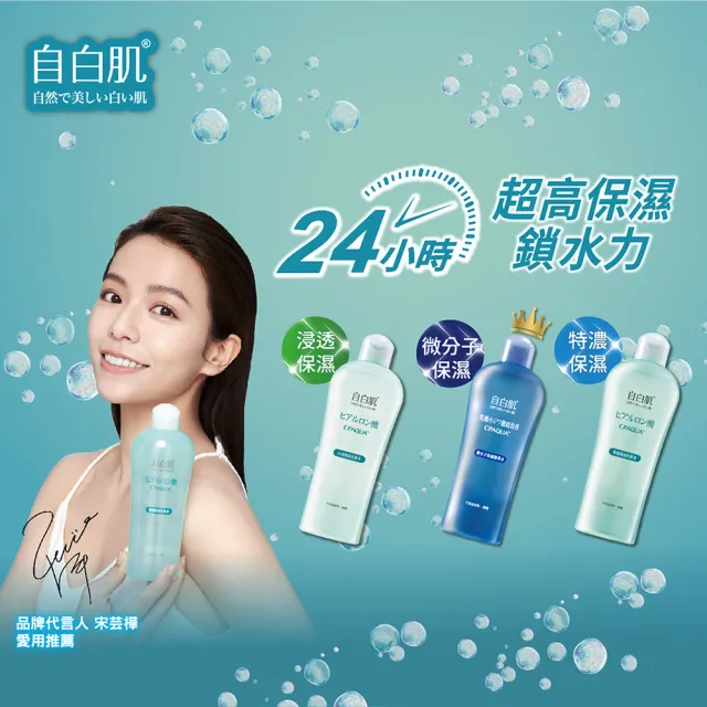 【自白肌】官方直營 特濃玻尿酸化粧水250ml(二入組)