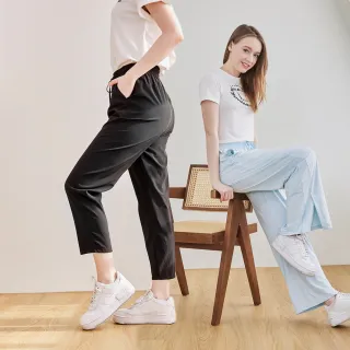【KISSDIAMOND】CoolVex輕氧速乾防曬九分小冰褲休閒褲(女長褲/涼感褲/男長褲/KDFP-2406-2313-2201)