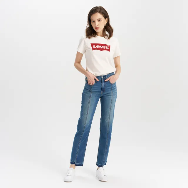 【LEVIS】724™ 女款高腰直筒牛仔褲 牛仔褲 直筒褲 高腰牛仔褲 熱賣單品 18883-0419