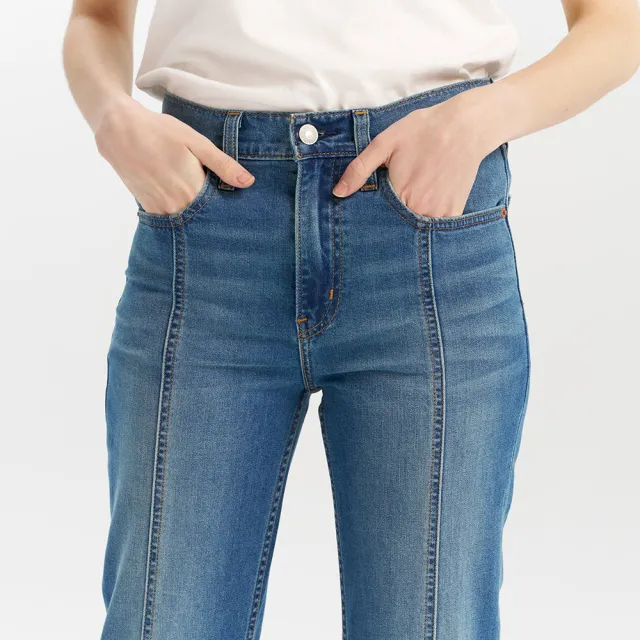 【LEVIS】724™ 女款高腰直筒牛仔褲 牛仔褲 直筒褲 高腰牛仔褲 熱賣單品 18883-0419