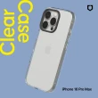 【RHINOSHIELD 犀牛盾】iPhone 16/16 Plus/16 Pro/16 Pro Max Clear透明防摔手機殼(相機鍵開孔版)