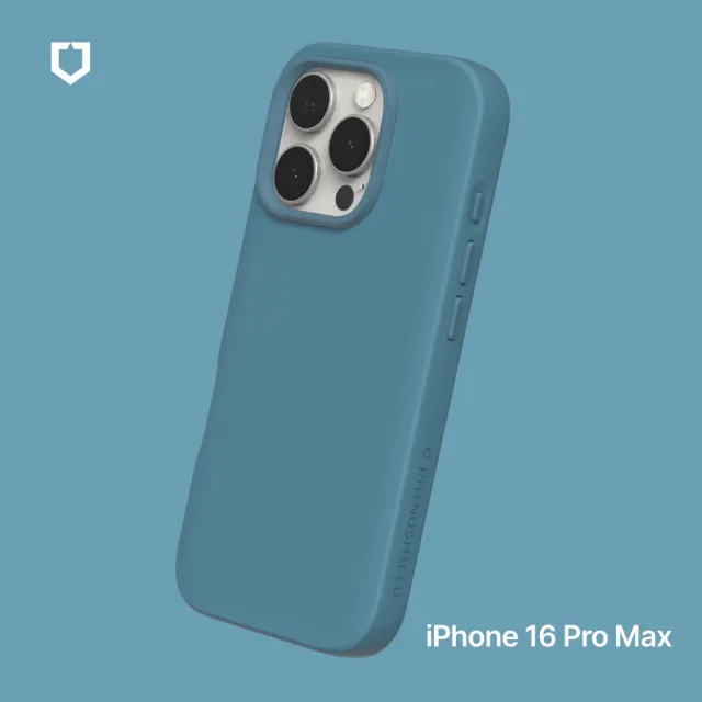 【RHINOSHIELD 犀牛盾】iPhone 16 Pro Max 6.9吋 SolidSuit經典防摔背蓋手機保護殼(相機鍵開孔版)