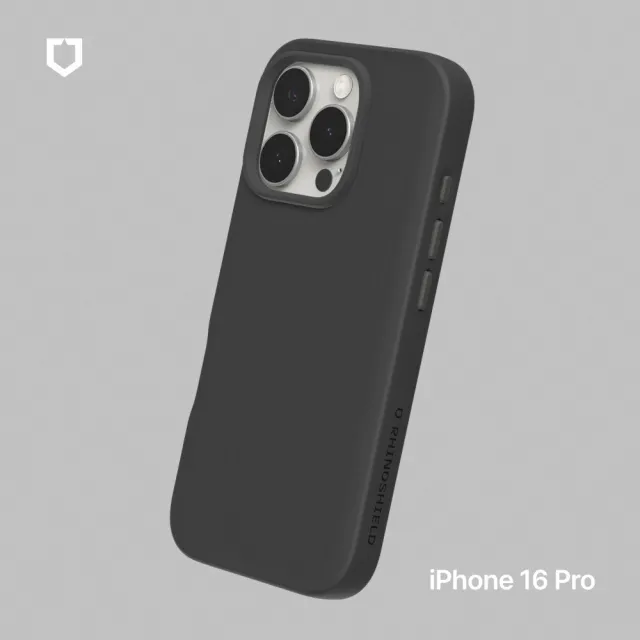 【RHINOSHIELD 犀牛盾】iPhone 16 Pro 6.3吋 SolidSuit 經典防摔背蓋手機保護殼(相機鍵開孔版)