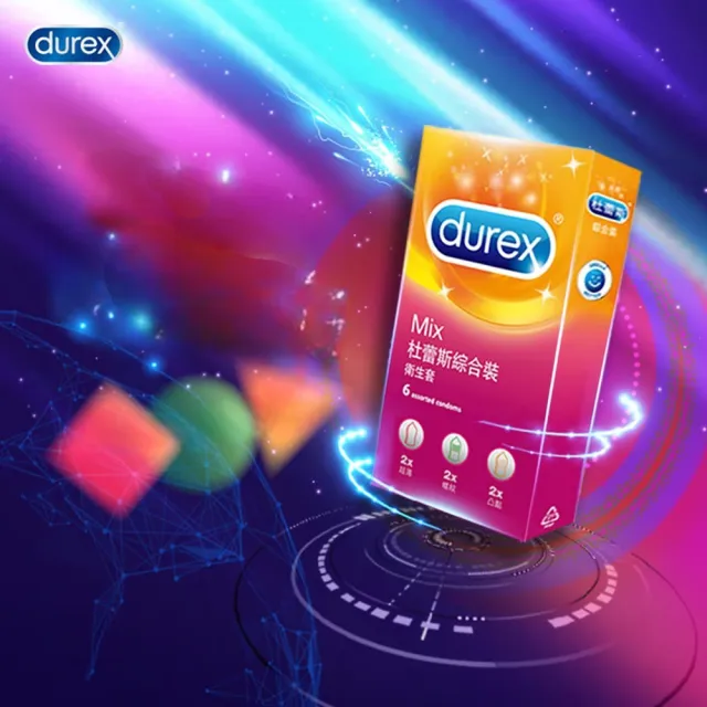 【Durex杜蕾斯】綜合裝保險套6入/盒