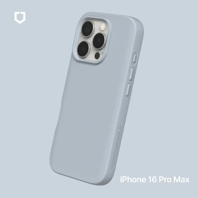 【RHINOSHIELD 犀牛盾】iPhone 16 Pro Max 6.9吋 SolidSuit經典防摔背蓋手機保護殼(相機鍵按鈕版)