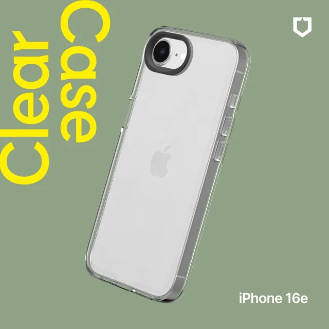 【RHINOSHIELD 犀牛盾】iPhone 17e/16e Clear 抗黃化透明防摔手機殼