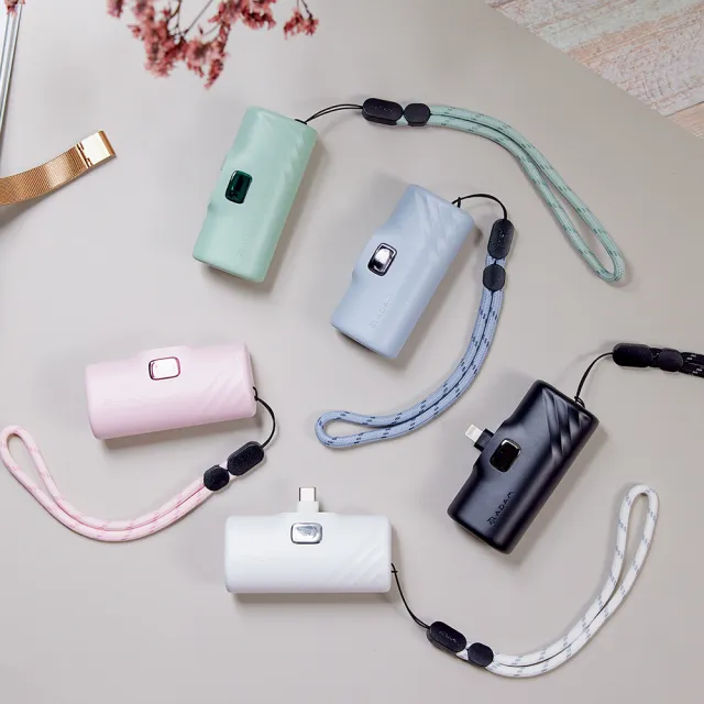 【ADAM 亞果元素】GRAVITY F5C 5000 mAh 最高20W USB-C 口袋型行動電源(USB-C 已有標示Wh)