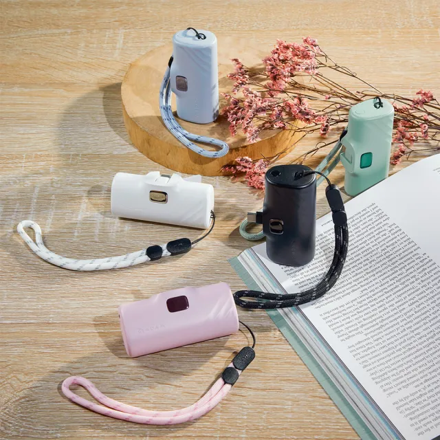 【ADAM 亞果元素】GRAVITY F5C 5000 mAh 最高20W USB-C 口袋型行動電源(USB-C 已有標示Wh)