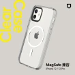 【RHINOSHIELD 犀牛盾】iPhone 全系列 Clear MagSafe兼容磁吸透明手機殼(相機鍵按鈕/開孔版)