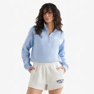 【Roots】Roots女裝- SPORTING GOODS 99 HALF ZIP 上衣(淺藍色)
