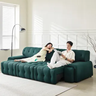 【完美主義】Lazura雲朵電動沙發床262公分(雙人沙發 2人沙發 電動伸縮)