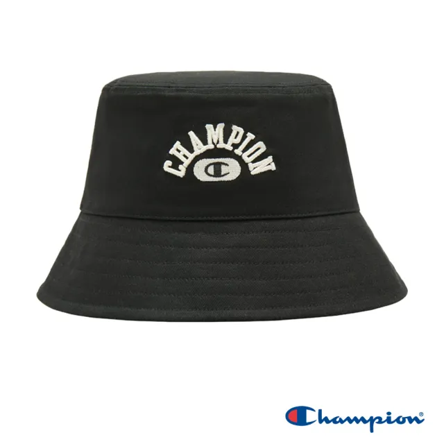 【Champion】官方直營 中性-C-LIFE 刺繡漁夫帽-黑色(U4CACCU21U1)