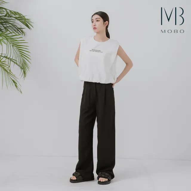 【MO-BO】慵懶夏日舒適括腿褲