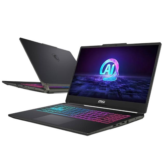 1T外接硬碟★【MSI 】15.6吋U7 RTX4050電競筆電(Cyborg 15 AI/Ultra 7 155H/16G/1TB SSD/W11/A1VEK-015TW)