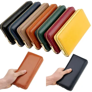 【LEEHER】錢包/手機包/女用長夾/男生長夾/零錢包/牛皮皮包/錢包/長夾拉鍊錢包/ 