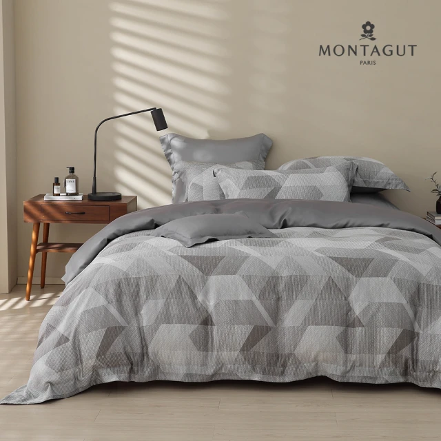 【MONTAGUT 夢特嬌】60支萊賽爾纖維-天絲四件式兩用被床包組(雙人&加大 6款任選)