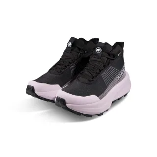 【Mammut 長毛象官方直營】Aenergy Mtn Mid GTX 防水中筒健行鞋 女款 黑/紫風輪 #3030-05330