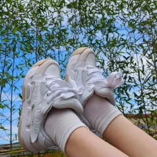 【Champion】官方直營 女款-FutureSkate V1系列運動休閒滑板鞋-白色(U3DFCTW06A4)