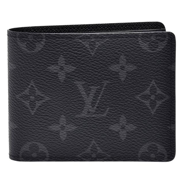 【Louis Vuitton 路易威登】LV M62545經典MARCO系列Eclipse帆布印花摺疊短夾