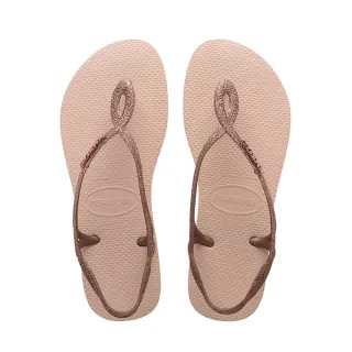 【havaianas 哈瓦仕】拖鞋 女鞋 涼鞋 巴西 Luna Premium 芭蕾粉 4146130-0076W