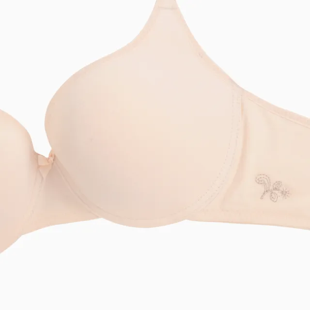 【Gennies 奇妮】哺乳內衣 簡約無痕軟鋼圈內衣(膚 超值)
