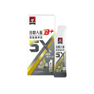 【QUAKER 桂格】5X B群人蔘精華飲15ml×2入×1盒(共2入)