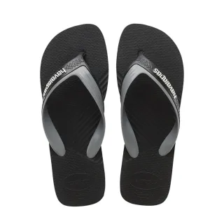 【havaianas 哈瓦仕】拖鞋 男鞋 夾腳拖 Dual 黑灰 4145602-6328M(哈瓦士)