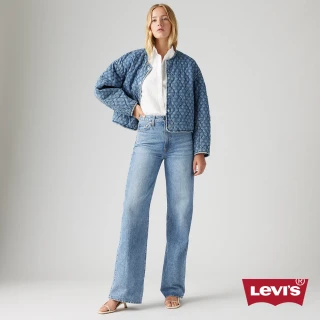 【LEVIS】Ribcage Wide Leg 女款超高腰寬鬆直筒寧仔褲 人氣新品 A6081-0020