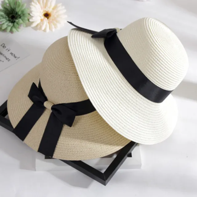 【Very Buy 非常勸敗】親子草帽女夏季防曬遮陽大沿帽海邊度假草編漁夫帽出遊遮臉帽子