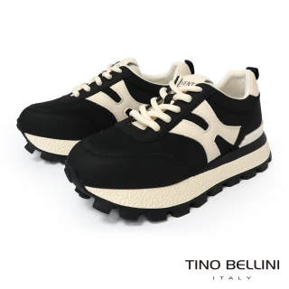 【TINO BELLINI 貝里尼】運動鞋/復古鞋_女鞋LB0V014B-1(黑色)