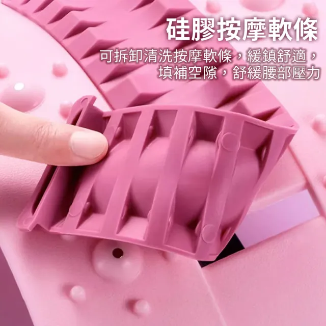 【keep power】腰椎拉伸器｜旋轉自由調節(頸椎腰椎牽引器 坐躺兩用頂腰板 腰椎舒緩器)