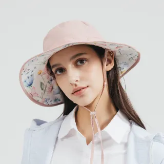 【TRAVELER 旅行者】女款SUPPLEX護頸防曬圓盤帽｜251AE502(防曬機能帽)