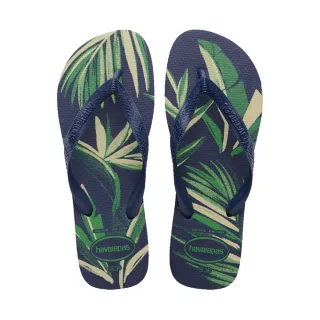 【havaianas 哈瓦仕】拖鞋 男鞋 女鞋 夾腳拖 海灘 椰子樹 Aloha 藍 4111355-9380U(哈瓦士)