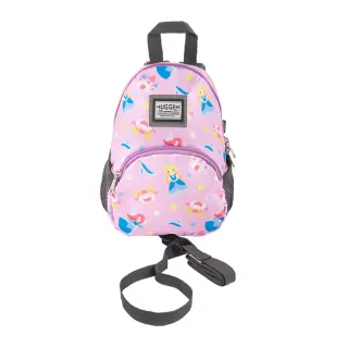 【HUGGER】防走失背包-亮麗公主(附可拆卸牽繩、前胸扣、學齡前小朋友幼兒外出學步輕量可愛寶寶包包)