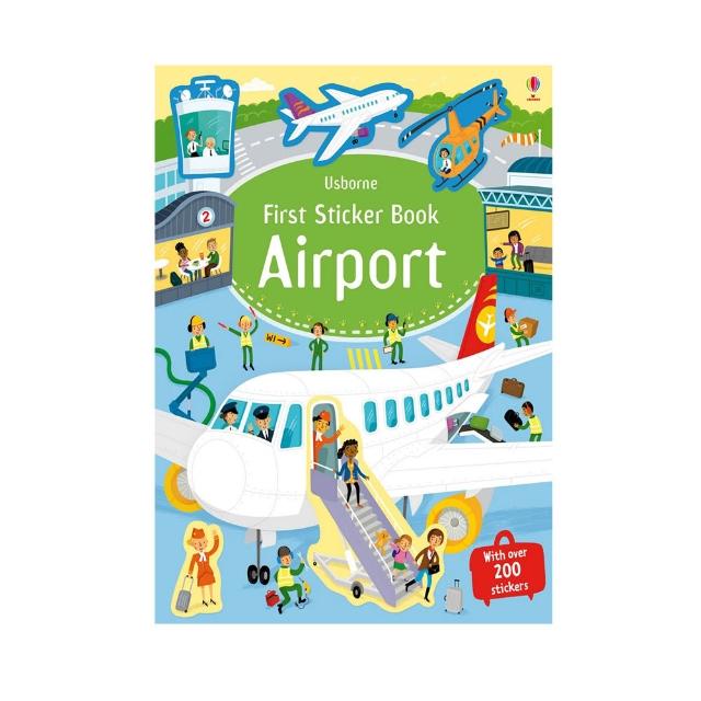 【iBezT】Airport(Usborne  Stickers Book貼紙書)