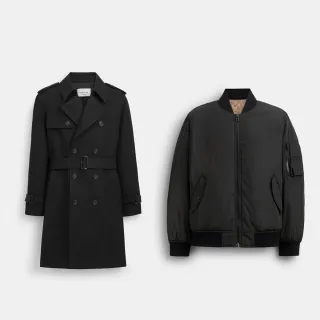 【COACH】蔻馳官方直營 CORE風衣 聚酯纖維雙面MA-1外套-多款任選(CT264 CT734)