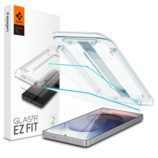 【Spigen】Galaxy S25 Ultra_Glas.tR EZ Fit-鋼化玻璃快易貼保護貼(2入組 SGP)