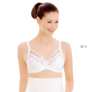 【Gennies 奇妮】2件組*哺乳內衣 立體繡花蕾絲內衣(共2色)