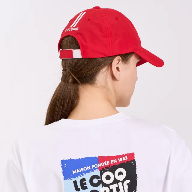 【LE COQ SPORTIF 公雞】經典刺繡休閒運動棒球帽 帽子 男女款-4色-LKV03306