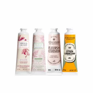 【L’Occitane 歐舒丹】官方直營 限量南法花香小手組(護手霜30mlx4/618限量)