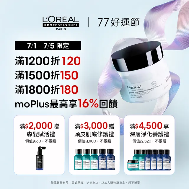 【L’OREAL 巴黎萊雅PRO】絲漾博甦活髮韌洗髮精 500ml(強韌/防斷/細軟髮救星)