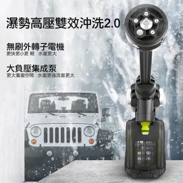 【WORX 威克士】20V 鋰電無刷高壓清洗機 WU633.3(洗車機 清洗機 清潔 高壓 高壓洗車機 無刷清洗機)