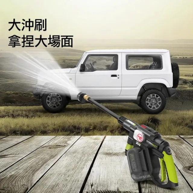 【WORX 威克士】20V 鋰電無刷高壓清洗機 WU633.1(洗車機 清洗機 清潔 高壓 高壓洗車機 無刷清洗機)
