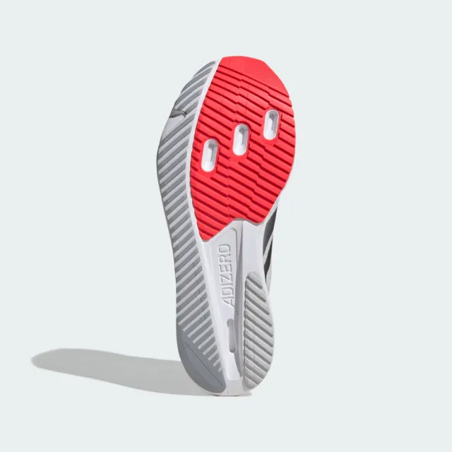 【adidas 愛迪達】Adizero Sl2 M Wide 男女 慢跑鞋 寬楦 彈力 支撐 緩震 白 黑紅(JI2987)