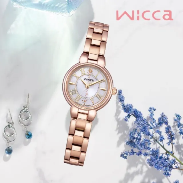 【CITIZEN 星辰】Wicca 公主系列 台灣限定 太陽能腕錶 石英錶23.5mm(KP2-167-15)