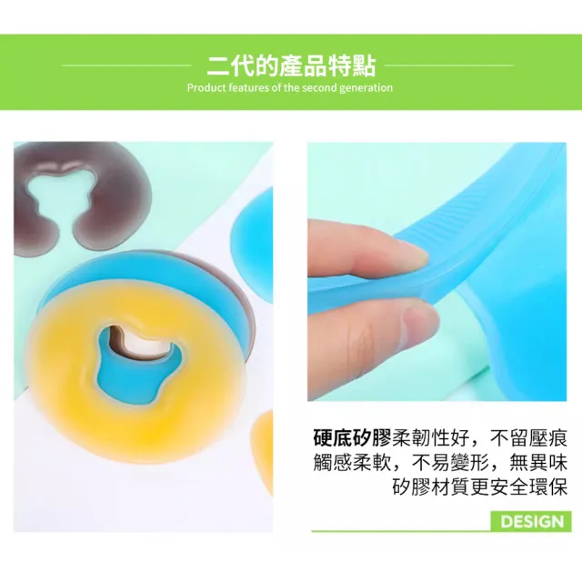 【YUNMI】矽膠鏤空美容院按摩SPA趴枕 家用推拿枕頭 U型面部臉墊 趴睡枕 午睡枕