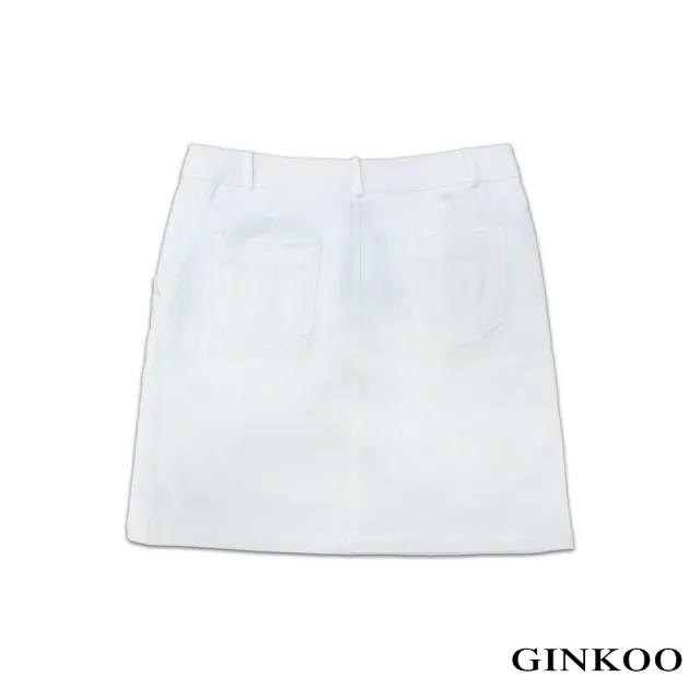 【GINKOO 俊克】前大口袋A字短裙