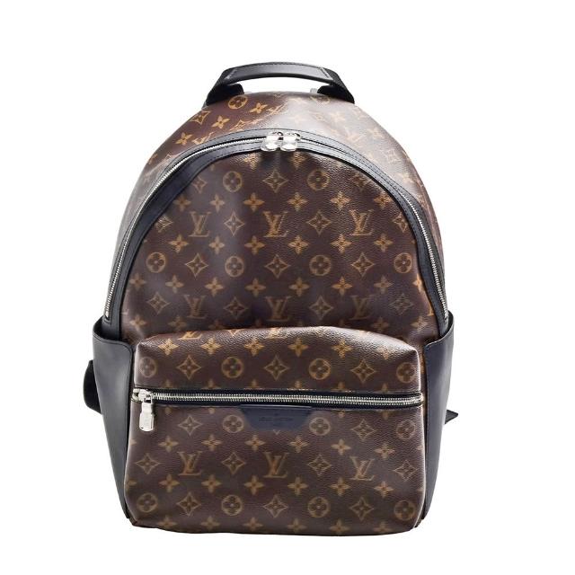 LV LOUIS VUITTON路易威登 M46684 經典 Discovery PM Monogram 帆布拉鍊後背包
